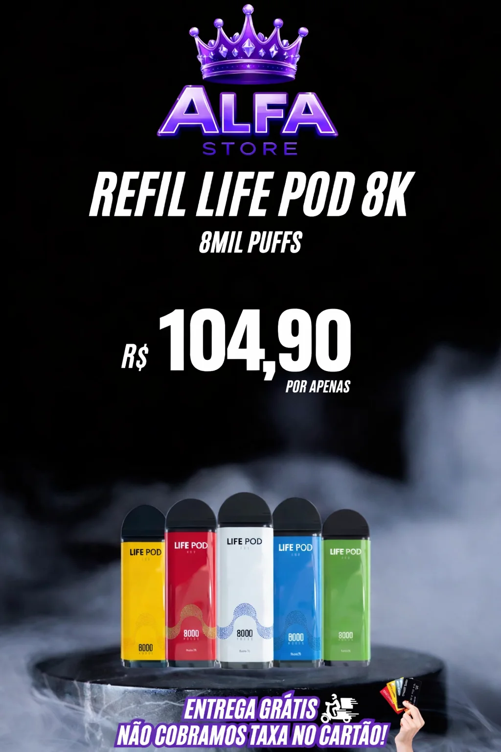 REFIL LIFE POD 8k